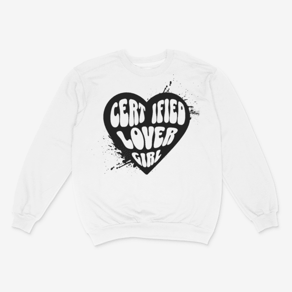 Certified Lover Girl Crewneck (B/W)